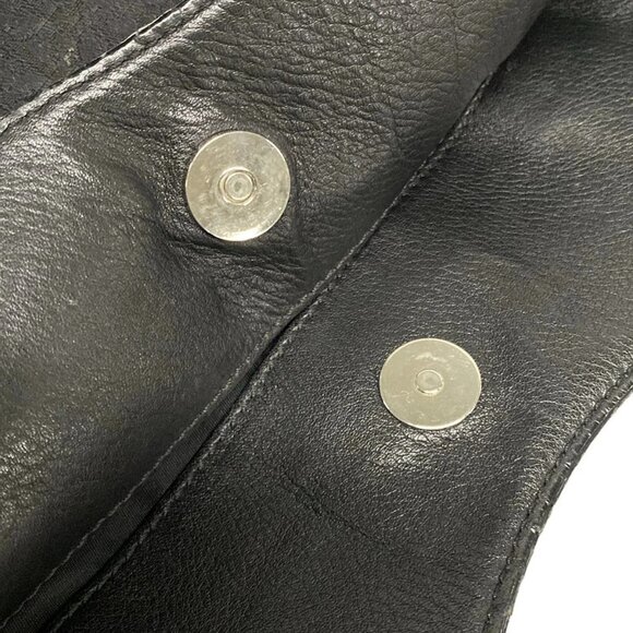 Auth DIOR/ChristianDior Street Chic/Trotter Black Jacquard Leather Tote Bag - Picture 12 of 16